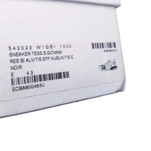 Balenciaga Men's Low-Top Black Track Sneakers Size EU 43 US 10 (EUC) - Picture 9 of 9